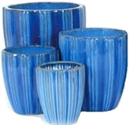 Outdoor Ceramic Terracotta Pots Planters GW8861 Set 4