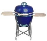 24" CERAMIC BBQ GRILL KAMADO/  Black, Red, Green/ Stainless Cart or Iron Cart