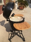 24" CERAMIC BBQ GRILL KAMADO/  Black, Red, Green/ Stainless Cart or Iron Cart