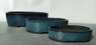 Manual Glazed Bonsai Pots, House and Garden Pots,  Ceramic Pots,  Planters,  Glazed Bonsai Pots GH6006 Set3