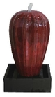 Red Ceramic Fountain, Ceramic Pots GW8691// Outdoor or Indoor used