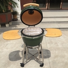 22" CERAMIC BBQ GRILL KAMADO/  Black, Red, Green/ Stainless Cart or Iron Cart