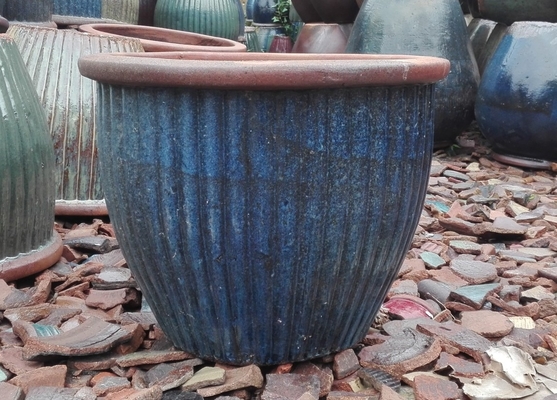 Rustic Garden Pots, Outdoor Pots, Ceramic Pots, 6366  set3