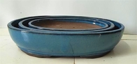 Manual Glazed Bonsai Pots, House and Garden Pots,  Ceramic Pots,  Planters,  Glazed Bonsai Pots GH6010 Set3
