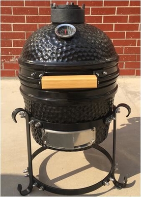 12" CERAMIC BBQ GRILL KAMADO/  Black, Red, Green/ Stainless Cart or Iron Cart