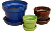 Indoor Ceramic Pots, Implantation Pots GW2257 Set 3