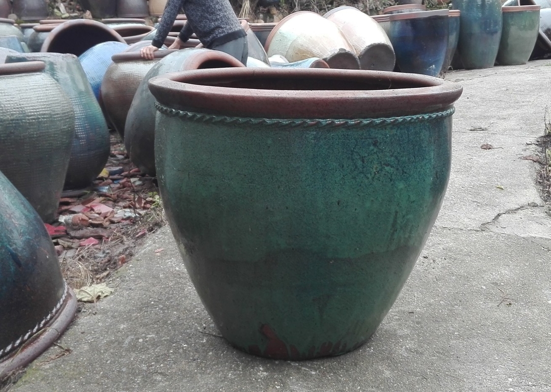 Rustic Garden Pots, Outdoor Pots, Ceramic Pots,AGR64 S/4